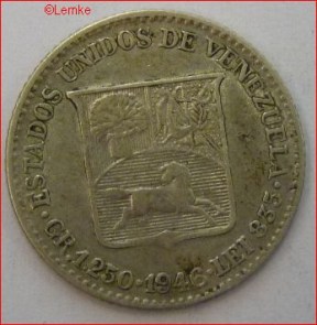 Venezuela Y 20-1946 voor